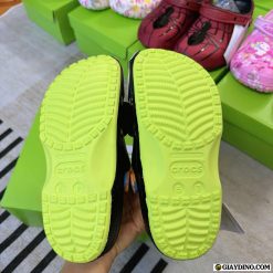Dep Disney x Crocs Classic Clog Goofy Den Xanh La Dép Disney x Crocs Classic Clog Goofy Đen Xanh Lá
