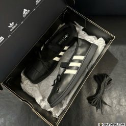 Giay Bup Be Adidas Originals Superstar SQ BALLET W Black Off White Den Mui So Giày Búp Bê Adidas Originals Superstar SQ BALLET W Black Off White Đen Mũi Sò
