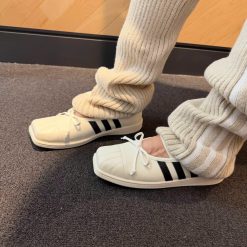 Giay Bup Be Nu Adidas Superstar Jennie Trang Den Giày Búp Bê Nữ Adidas Superstar Jennie Trắng Đen