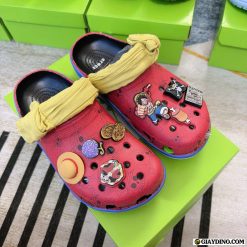 Giay Dep Suc Crocs One Piece Luffy Fullbox Day Du Phu Kien Giày Dép Sục Crocs One Piece Luffy Fullbox Đầy Đủ Phụ Kiện