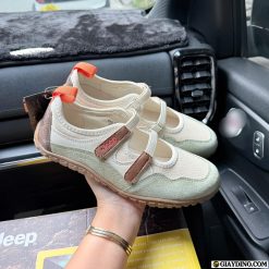 Giay Jeep Low Top Cream Green Light Giày Jeep Low Top Cream Green Light