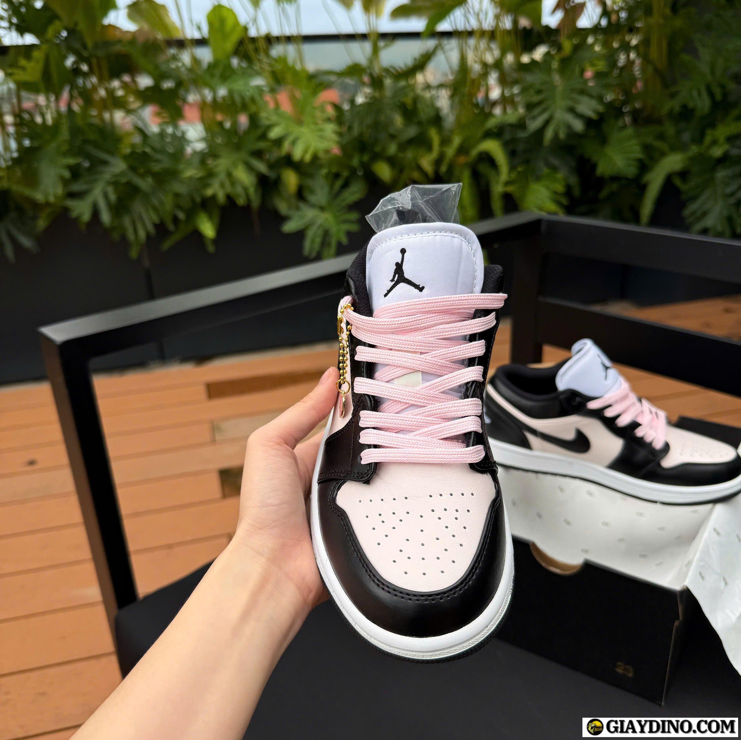 Giày Jordan 1 Low Black Pink Đen Hồng Giày Jordan 1 Low Black Pink Đen Hồng