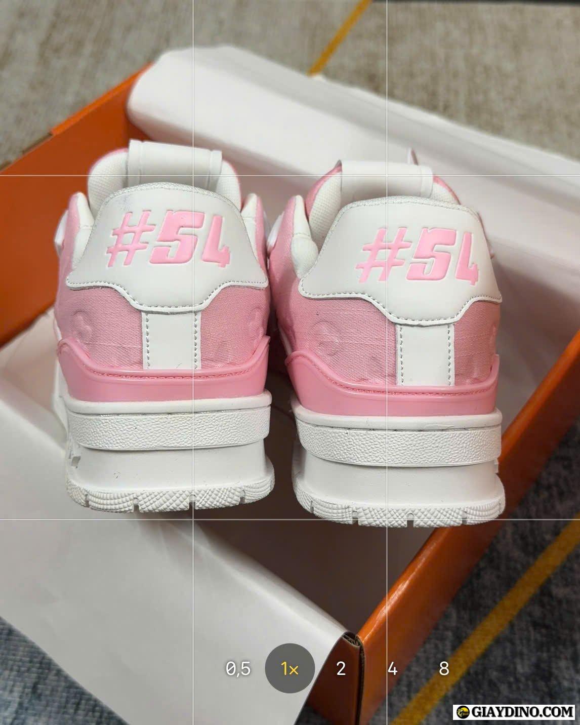 Giày LV Trainer 54 Hồng Trắng Giày LV Trainer 54 Hồng Trắng