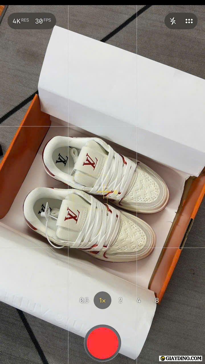 Giày Louis Vuitton LV Trainer 54 Đỏ Trắng Chuẩn Form Giày Louis Vuitton LV Trainer 54 Đỏ Trắng Chuẩn Form