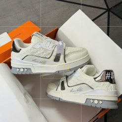 Giay Louis Vuitton LV Trainer 54 White Gray Giày Louis Vuitton LV Trainer 54 White Gray