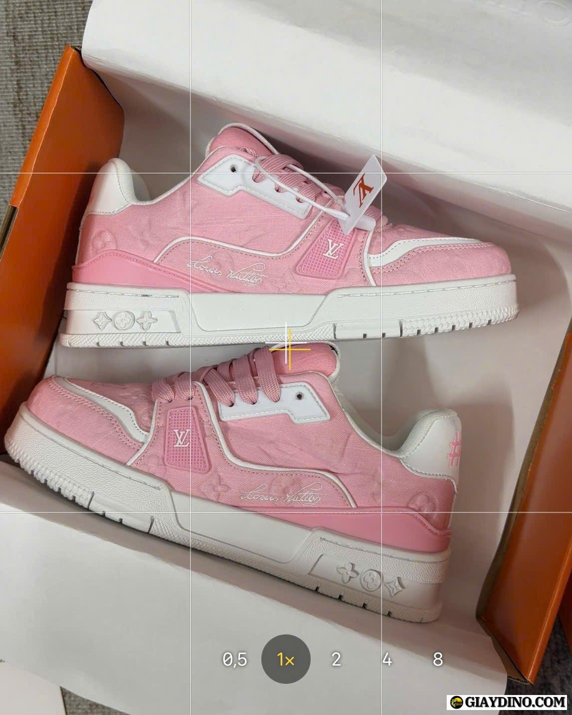 Giày Louis Vuitton LV Trainer 54 White Pink Giày Louis Vuitton LV Trainer 54 White Pink