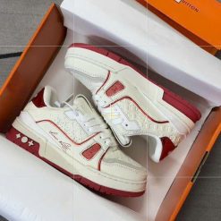 Giay Louis Vuitton LV Trainer 54 White Red e1793279006701 Giày Louis Vuitton LV Trainer 54 White Red