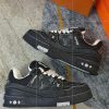Giày Louis Vuitton LV Trainer Black