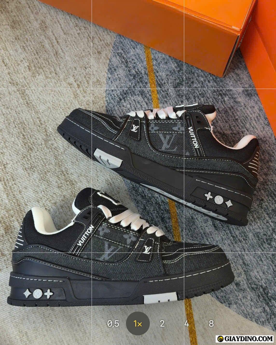 Giày Louis Vuitton LV Trainer Black Giày Louis Vuitton LV Trainer Black