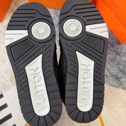 Giay Louis Vuitton LV Trainer Denim Den Trang Giày Louis Vuitton LV Trainer Denim Đen Trắng