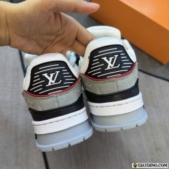 Giay Louis Vuitton LV Trainer White Black Red Den Do Giày Louis Vuitton LV Trainer White Black Red Đen Đỏ