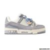 Giày Louis Vuitton LV Trainer Trắng Xám