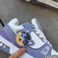 Giày Louis Vuitton LV Trainer White Gray Kèm Tag