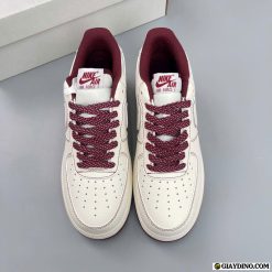 Giay Nike Air Force 1 Low Undefeated Stussy Do Man Giày Nike Air Force 1 Low Undefeated Stussy Đỏ Mận