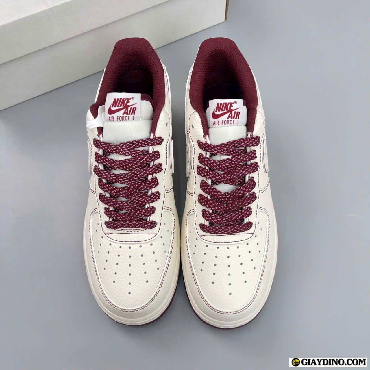 Giày Nike Air Force 1 Low Undefeated Stussy Đỏ Mận Giày Nike Air Force 1 Low Undefeated Stussy Đỏ Mận