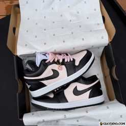 Giay Nike Air Jordan 1 Low Black Pink Chuan Form Giày Nike Air Jordan 1 Low Black Pink Chuẩn Form