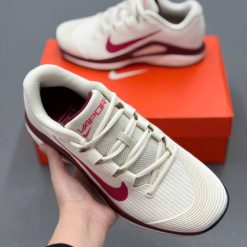 Giay Nike Court Air Zoom Vapor 12 HC Pale Ivory Sail Burgundy Cream Giày Nike Court Air Zoom Vapor 12 HC Pale Ivory Sail Burgundy Cream