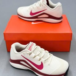 Giay Nike Court Air Zoom Vapor 12 HC Pale Ivory Sail White Red Giày Nike Court Air Zoom Vapor 12 HC Pale Ivory Sail White Red