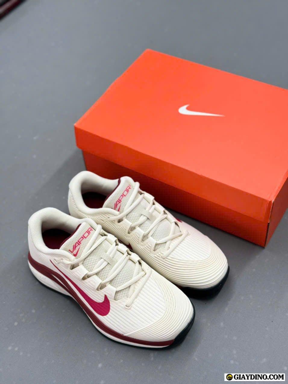 Giay Nike Court Air Zoom Vapor 12 Pale Ivory Sail Burgundy Giày Nike Court Air Zoom Vapor 12 Pale Ivory Sail Burgundy Fullbox