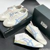 Giày Onitsuka Tiger Mexico 66 Tokuten Retro Canva Blue White Gold
