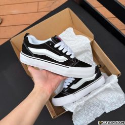 Giay Sneaker Nam Nu Vans Knu Skool Den Trang Giày Sneaker Nam Nữ Vans Knu Skool Đen Trắng