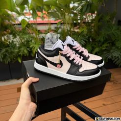 Giay Sneaker Nike Air Jordan 1 Low Mau Den Hong Giày Sneaker Nike Air Jordan 1 Low Màu Đen Hồng