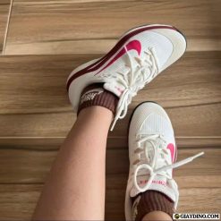 Giay Tennis Nam Nu Nike Court Air Zoom Vapor 12 Mau Trang Kem Do Giày Tennis Nam Nữ Nike Court Air Zoom Vapor 12 Màu Trắng Kem Đỏ