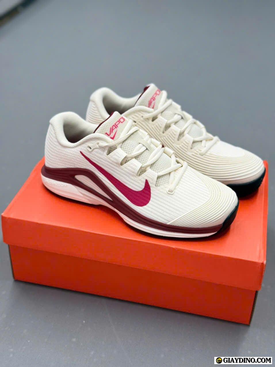 Giày Tennis Nike Court Air Zoom Vapor 12 Pale Ivory Sail Burgundy Giày Tennis Nike Court Air Zoom Vapor 12 Pale Ivory Sail Burgundy
