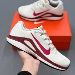 Giay The Thao Nike Court Air Zoom Vapor 12 Pale Ivory Red Trang Do Hong Giày Thể Thao Nike Court Air Zoom Vapor 12 Pale Ivory Red Trắng Đỏ Hồng