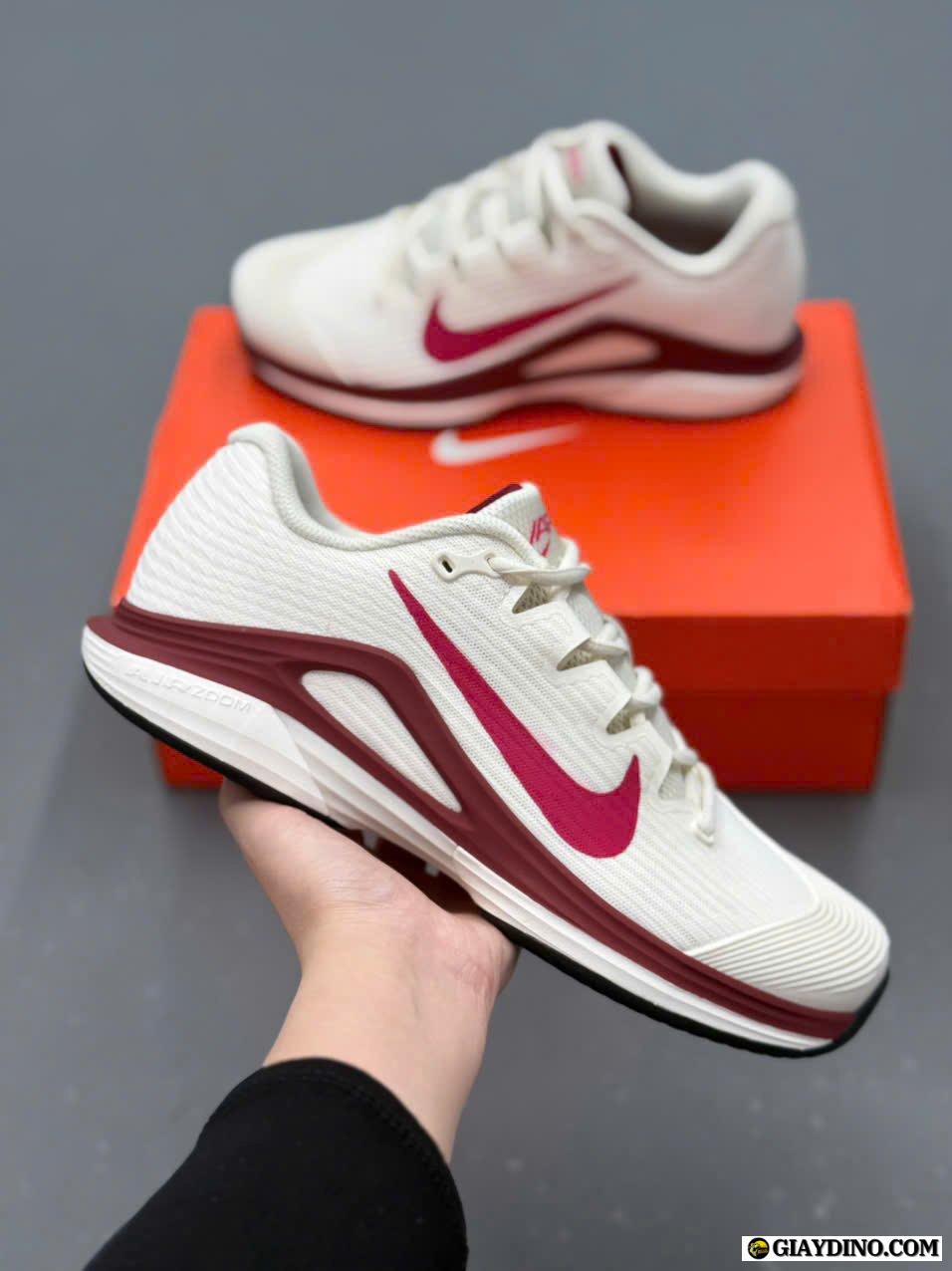Giày Thể Thao Nike Court Air Zoom Vapor 12 Pale Ivory Red Trắng Đỏ Hồng Giày Thể Thao Nike Court Air Zoom Vapor 12 Pale Ivory Red Trắng Đỏ Hồng