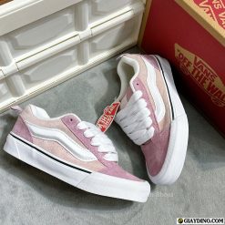 Giay Vans Classics Knu Skool Pink Multi Giày Vans Classics Knu Skool Pink Multi