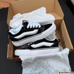 Giay Vans Knu Skool Black True White Giày Vans Knu Skool Black True White