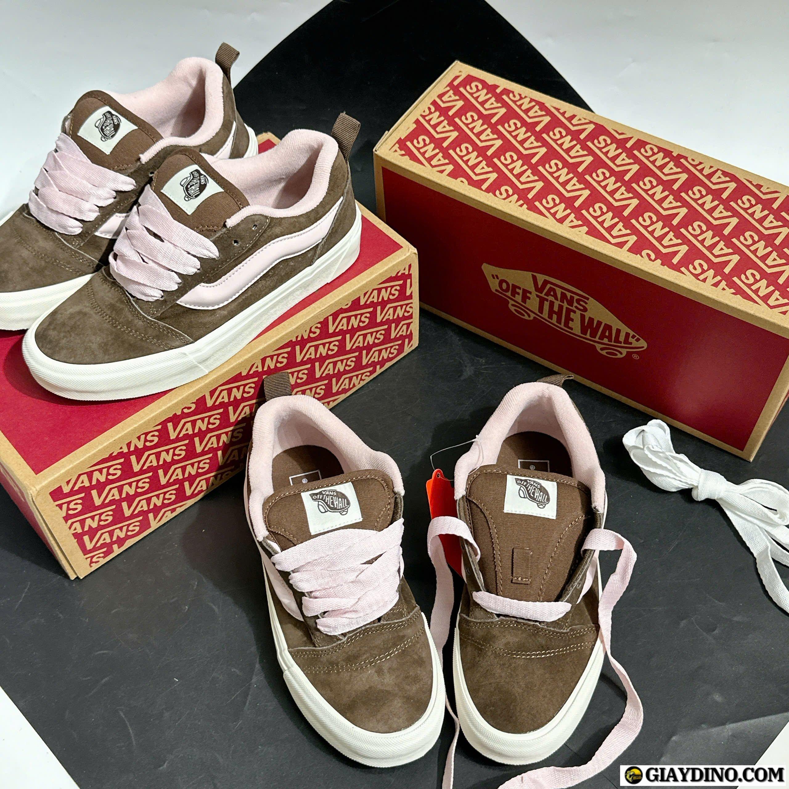 Giày Vans Knu Skool Da Lộn Màu Nâu Socola Da Lộn Giày Vans Knu Skool Da Lộn Màu Nâu Socola Da Lộn