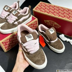 Giay Vans Knu Skool Nau Hong Fullbox Giày Vans Knu Skool Nâu Hồng Fullbox