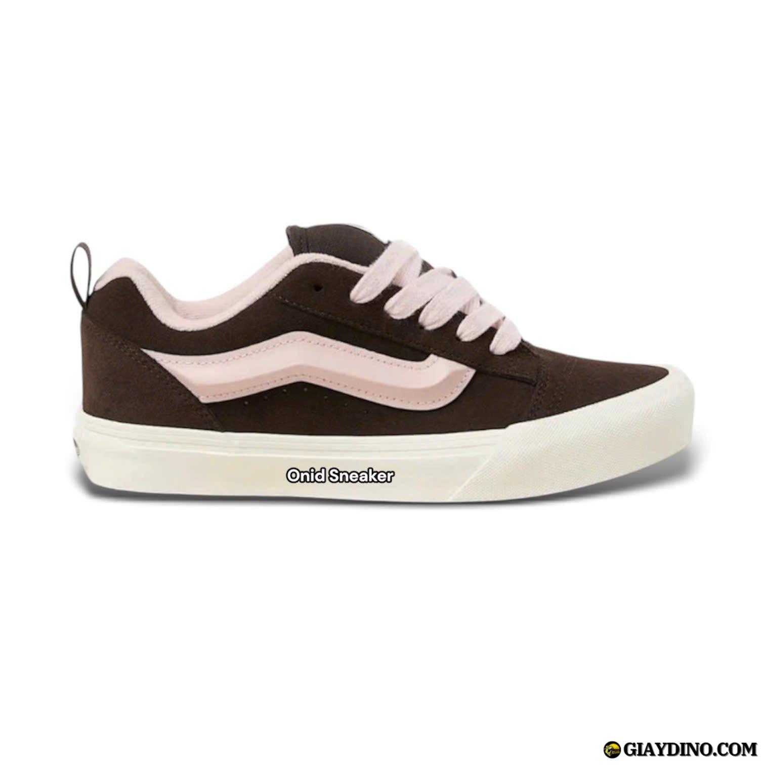 Giay Vans Knu Skool Pop Sepia Rose VN000D75O3N Giày Vans Knu Skool Pop Sepia Rose VN000D75O3N