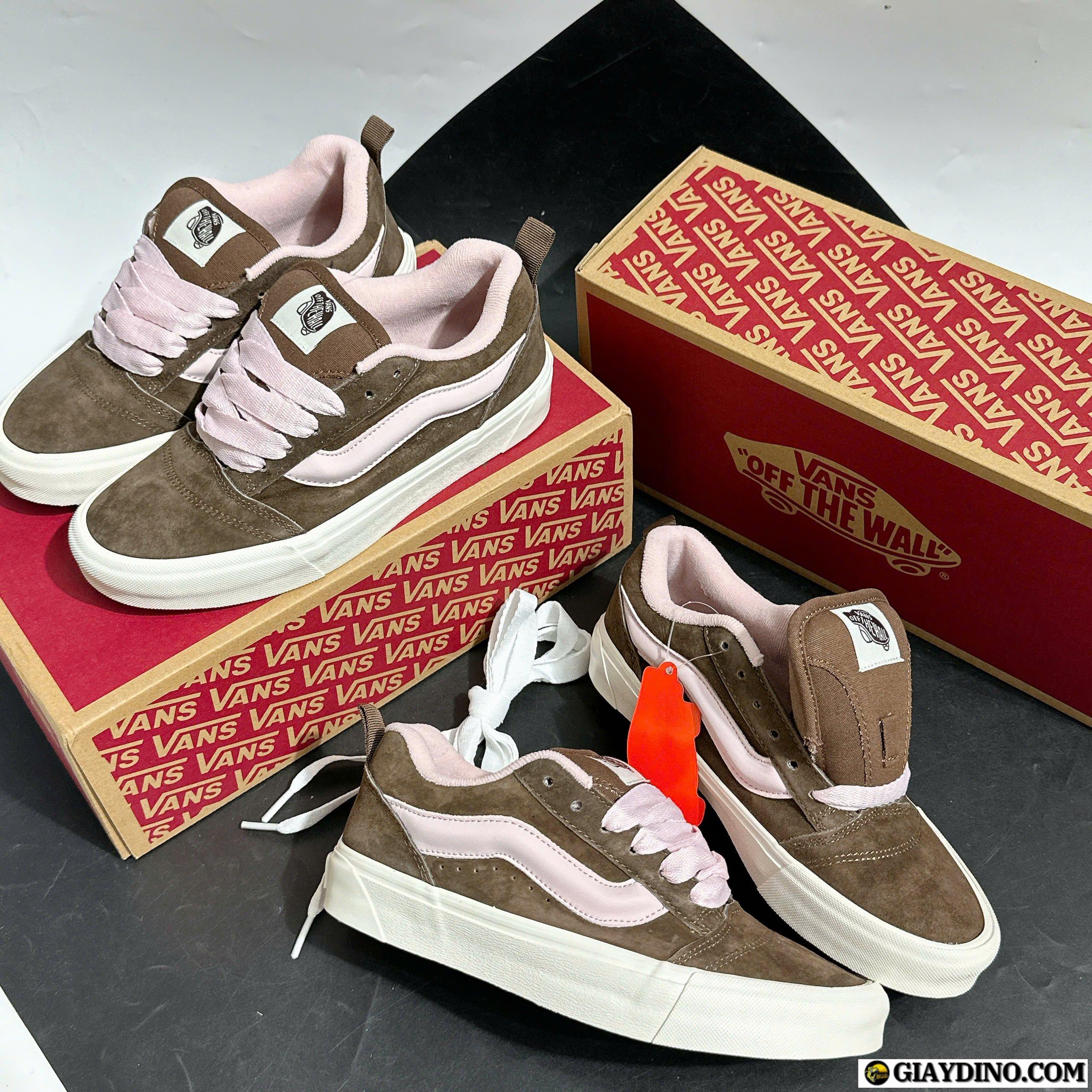 Giày Vans Knu Skool Pop Sepia Rose Giày Vans Knu Skool Pop Sepia Rose