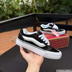 Giay Vans Slip On Knu Skool Black White Giày Vans Slip On Knu Skool Black White